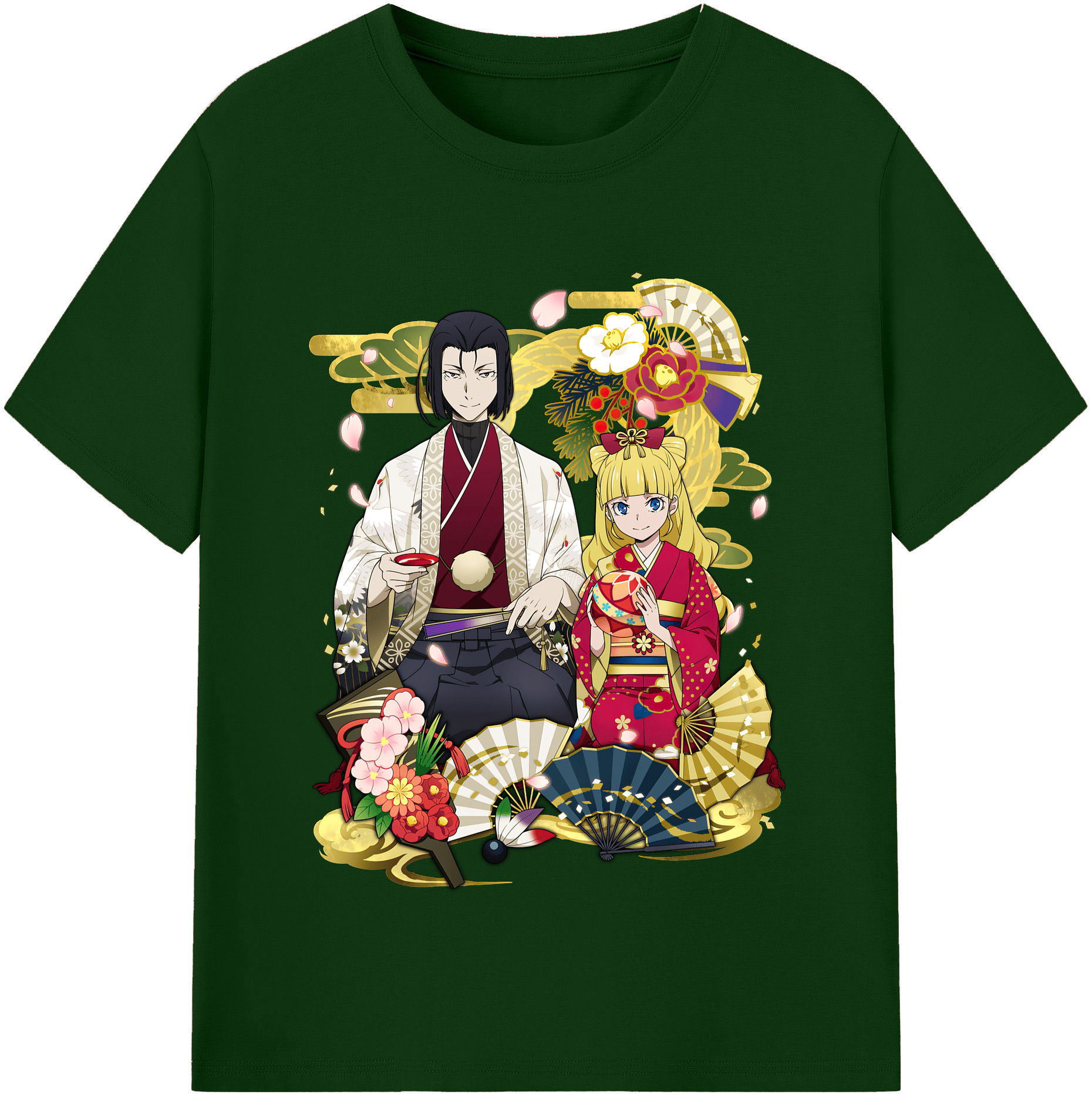 （画像用） 文豪ストレイドッグス Bungo Stray Dogs 綿100％半袖Tシャツ（フロントプリント）